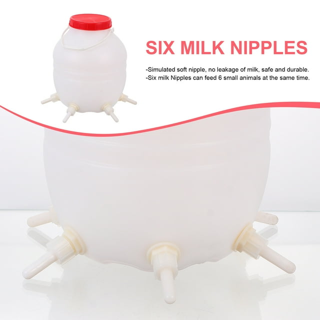 Bottle Lamb Feeding Feeder Milk Bucket Nursing Calf Animal Goat Sheep Farm Bottles Cow Cattle