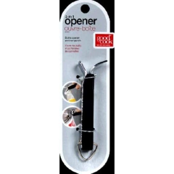 GoodCook Bottle Opener 2-in-1 - Everyday Use - Pack of 2, Multicolor