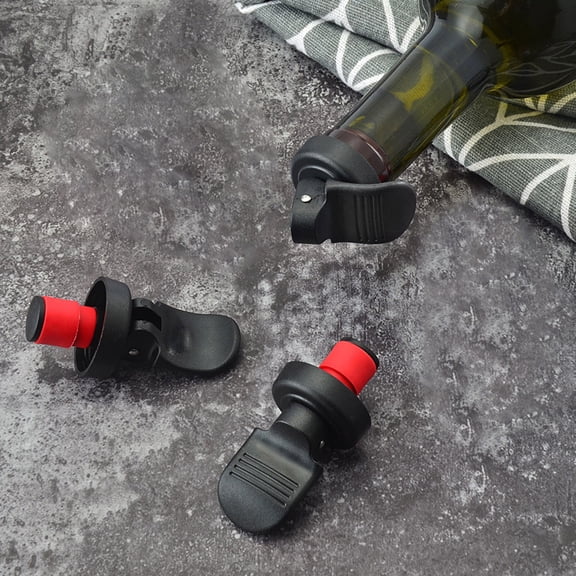 Bottle Opener Bottle Stopper Bar Hand Press Sealing Stop Cap Beers Cork Plug Seal Lids Suction Fresh Keeping Stopper Manually Press Down, Kitchen Essentials Clearance Sale