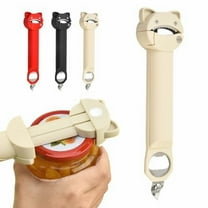 Bottle Opener Clearance! Multifunctional Can Opener 2025 Upgrade Retractable Adjustable Stainless Can Opener Bottle Cap Opener for Weak Hands Seniors