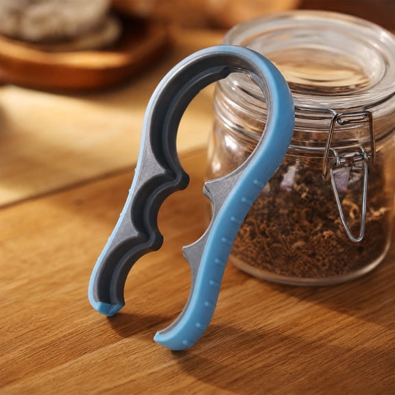 Bottle Opener Jar Opener 3 In 1 Bottle Opener Kitchen Gadget Cap Twister Lid Remover Beer Bottle Opener Beverage Opener Tool Home Kitchen Bar Camping Accessories Manual Grip Helper Tool