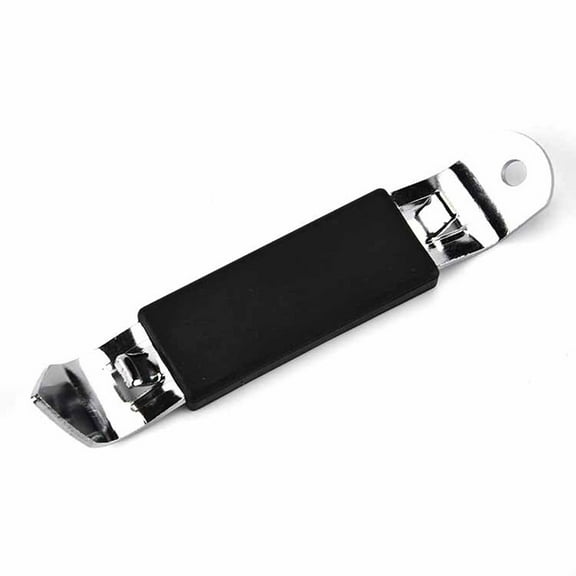 ULTNICE Stainless Steel and Plastic Beer Bottle Opener with Magnet for Removing Bottle Caps Black