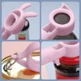 thumbnail image 1 of Bottle Opener Multi-Purpose 4-In-1 Bottle Opener Household Canning Bottle Cap Screwdriver Creative Can Beverage Bottle Opener Rabbit Style 2Pcs Purple, Kitchen Essentials Clearance Sale, 1 of 4