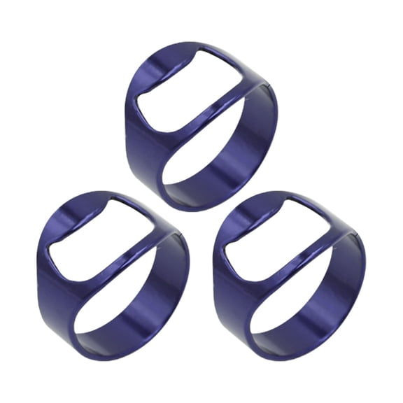 Bottle Opener, Ongmies 3Pcs Bartender Ring Ring Portable Stainless Steel The Top Beer for Bartenders Creative Beer Bar Tool Jewelry Gift for Friends, Bottle&Can Openers, 3X Bottle Opener