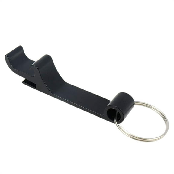 Bottle Opener, Ongmies Portable Key Chain Beer with Mini Beverage Compact and Convenient Pocket Tool for Bars Parties and Use, Black