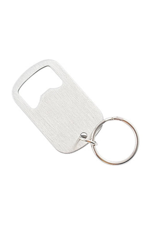 Bottle Opener, Ongmies Stainless Steel Flat Beer Keychain Sturdy and to Send to Friends Light and Easy to Carry Suitable for All Beer Bottle Caps, Bottle&Can Openers, 1X Keychain Bottle Opener