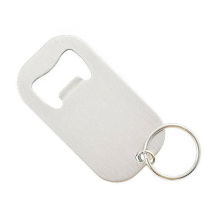 Bottle Opener, Ongmies Stainless Steel Flat Beer Keychain Sturdy and to Send to Friends Light and Easy to Carry Suitable for All Beer Bottle Caps, Bottle&Can Openers, 1X Keychain Bottle Opener