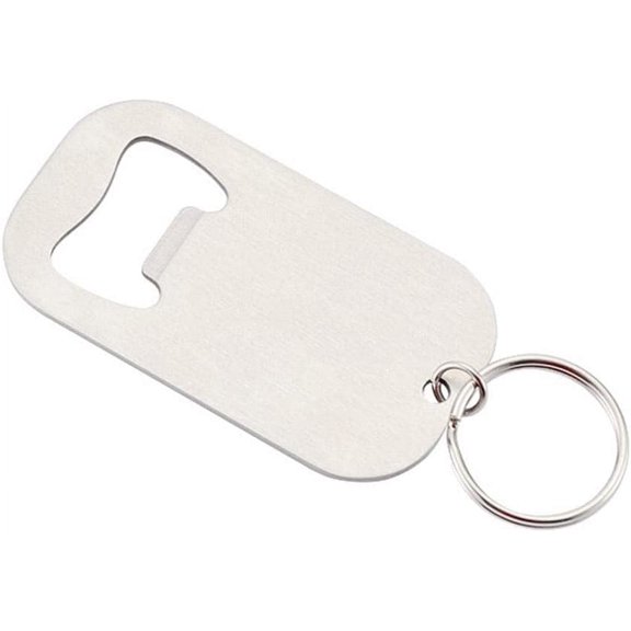 Bottle Opener,Portable Stainless Steel Can Opener,Stainless Steel Flat Beer Bottle Opener Keychain, Light and Easy to Carry, Suitable for All Beer Bottle Caps