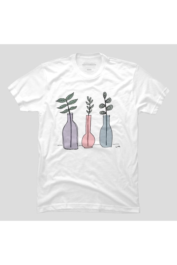 Bottle Plants Trio Botanical Terrarium Graphic T-shirt M2981545, Up to Size 5XL