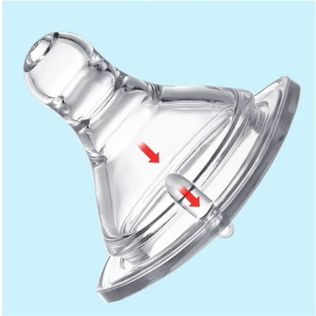 Bottle Slow Flow Nipple for Newborns And Older Silicone for b aby BottlesSilica gelHomnglonglong