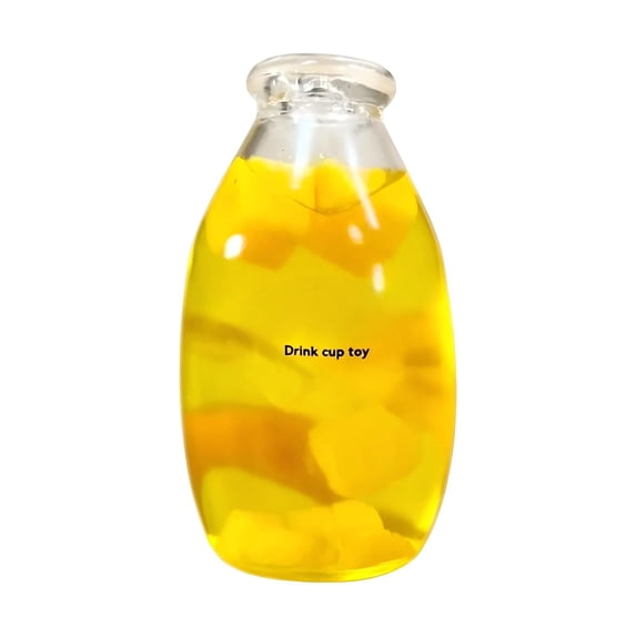 Bottle Squishy Toys, Bottle Slow Rising Squishies Food Toy, Shaped Slow Rise Squishies, Super Soft Toy for Stress Relief, Sensory Fidget Play for Adults