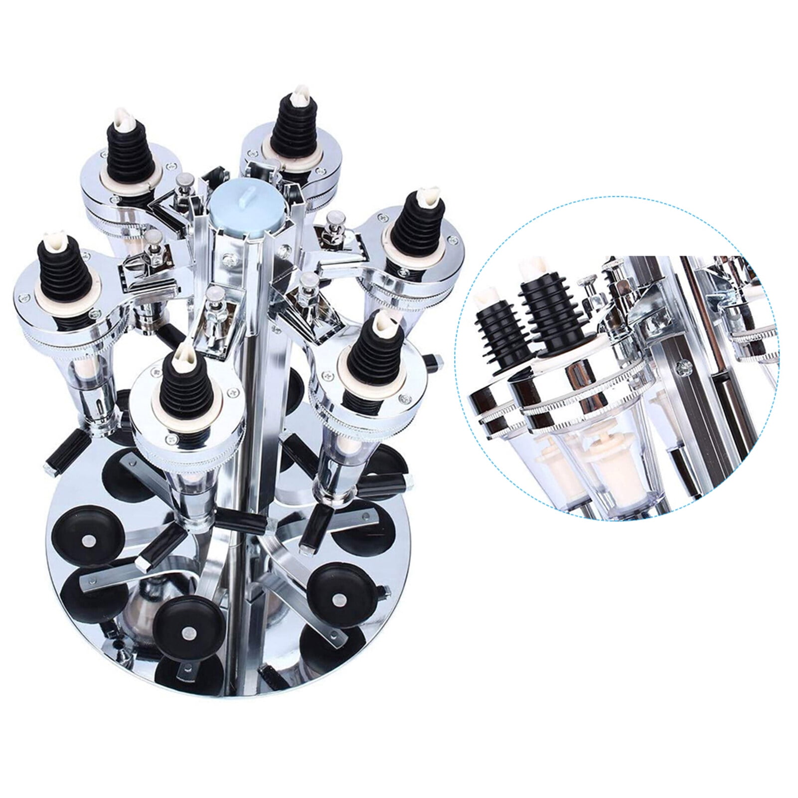 Bottle Stand Drinks Optics Dispenser Spirits Wine Steel Bar Butler