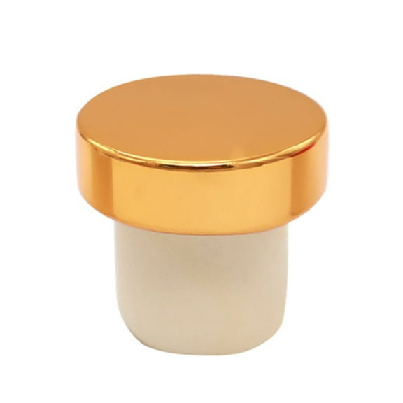 Bottle Stopper Decorative Rubber T Corks Shaped Metal Champagne Reusable