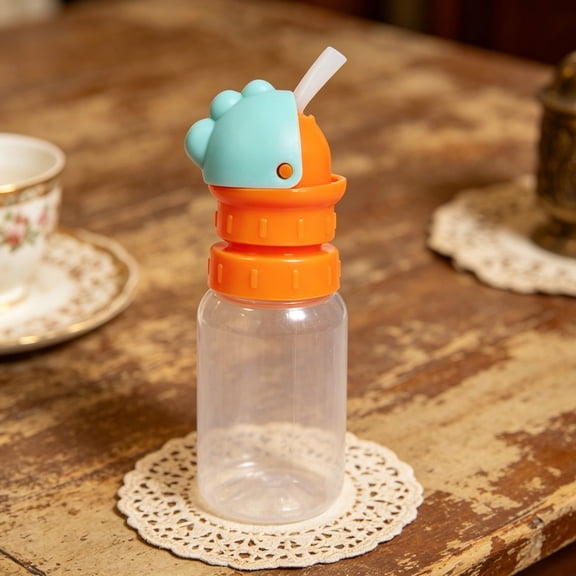 Bottle Straw Adapter, Universal Straw Conversion Head with Safe Flow Anti Choking Solution, Portable Leakproof Bottle Cap Top Accessory for Students Travel School Lunches Hydration