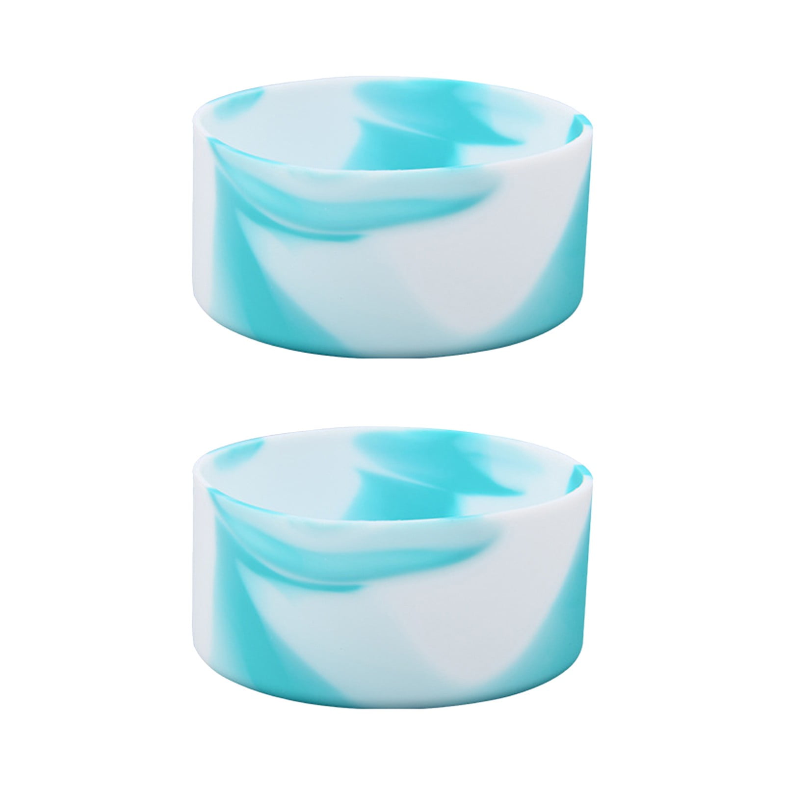 Bottle Toppers Silicone Cup Sleeve Sports Warming Cup Bottom Set Of