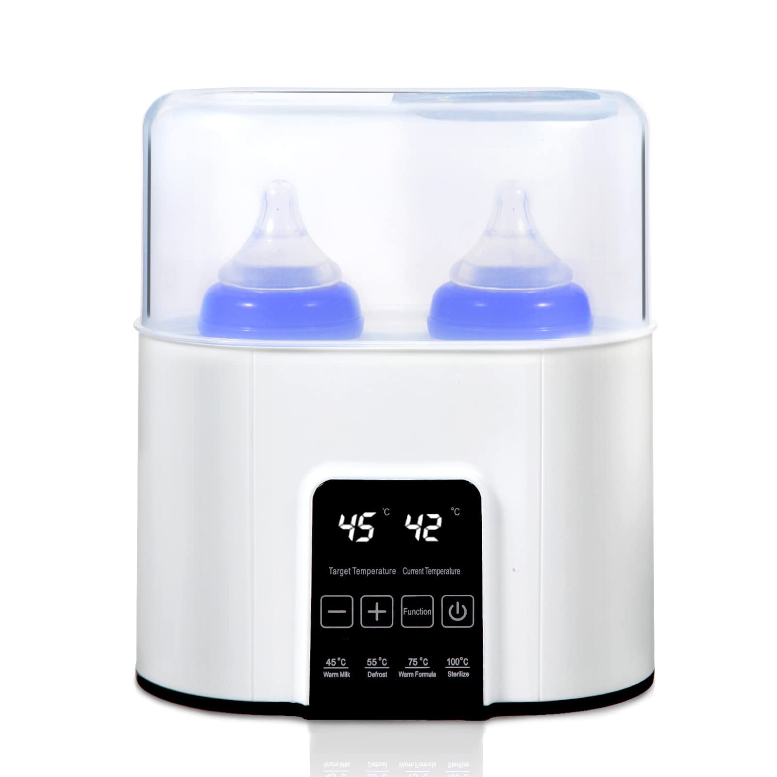 Bottle Warmer 6 in 1 Bottle Sterilizer and Dryer Electric Steam Bottle Sanitizer for Baby stuffs Baby Bottles by VERNILLA