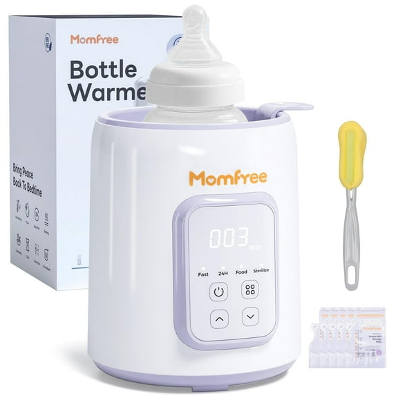 Bottle Warmer, 8-in-1 Fast Baby Bottle Warmer for Breastmilk and Formula,Milk Warmer with Accurate Temperature Control and Automatic Shut-Off,Multifunctional Bottle Warmers for All Bottles,Purple