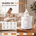 thumbnail image 1 of Baby Essentials Bottle Warmer8-in-1Fast Heating for Breastmilk and Formula,Baby Registry Search,with Accurate Temperature Control and Automatic Shut-Off,with Defrost,Keep Warm,for All Bottles, 1 of 11