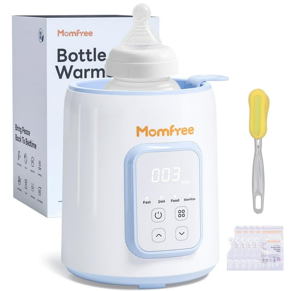 Bottle Warmer, 8-in-1 Fast Baby Bottle Warmer for Breastmilk and Formula,Milk Warmer with Accurate Temperature Control and Automatic Shut-Off,Multifunctional Bottle Warmers for All Bottles,Blue