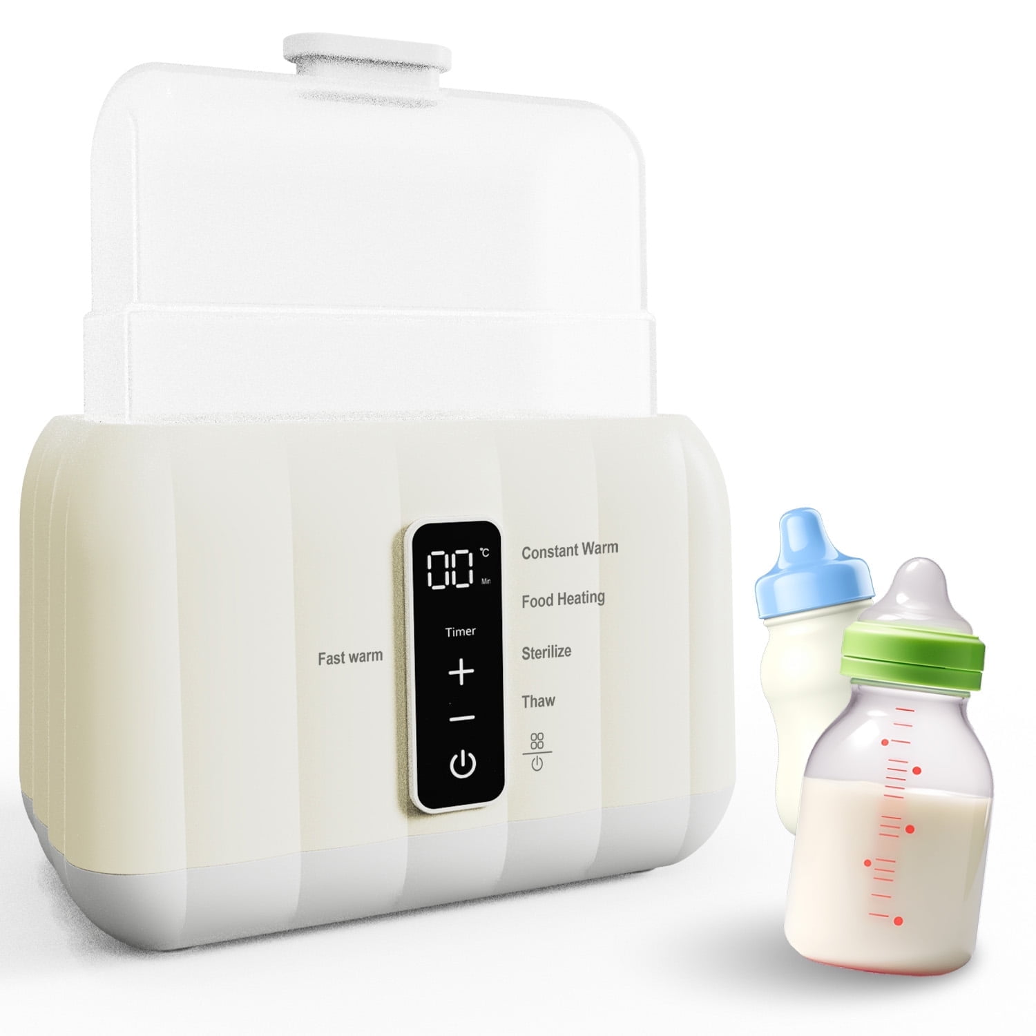 Evenflo Glass Bottles Bottle Warmer 5-in-1 Fast Baby Bottle Warmer