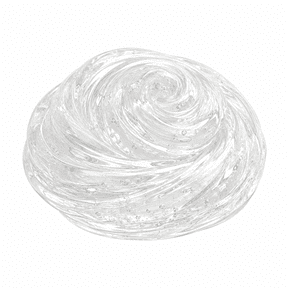 Hoshimi Slimes Crystal Clear Thick Glossy ASMR Slime, Unscented, 8 oz
