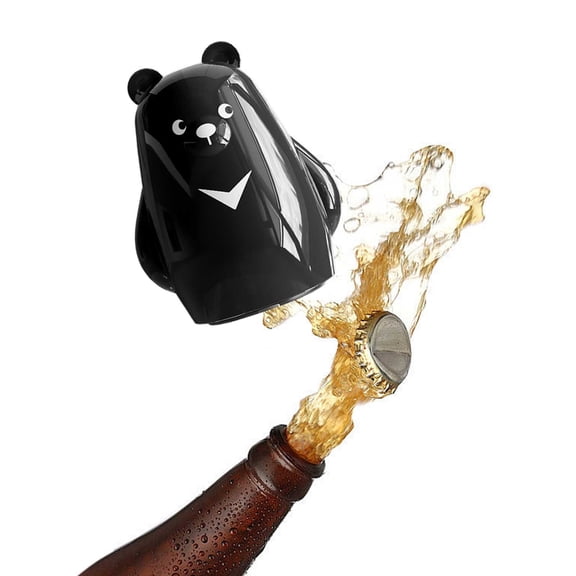 Bottle and Can Openers Polar Bear Push Type Household Cartoon Portable Can Opener for and Beverages 1pc