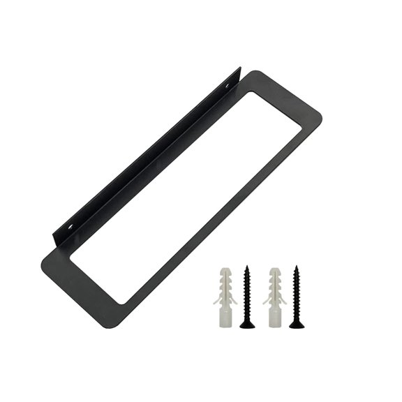 Bottle and Glass Holder, Hanging Wall Rack Organizer, Red Bottle Display Hanger, Storage Rack for Bar, Cellar