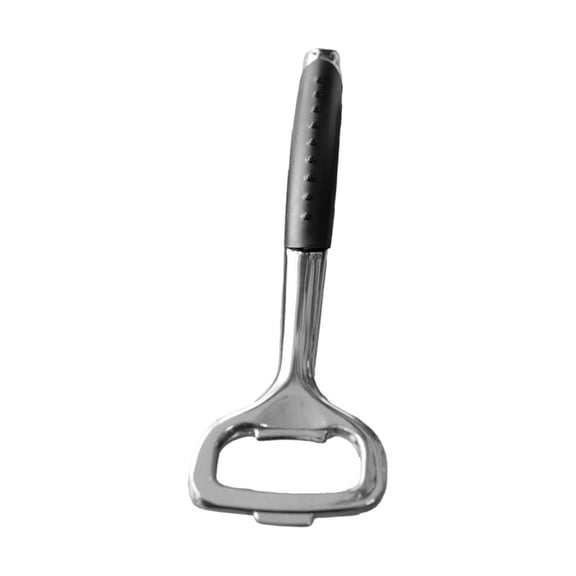 Bottle and Soda Can Tab Opener, Dual Function Long Leverage Non-Slip Handle, Sturdy Metal Build for Home Kitchen, Bar and Senior Accessibility
