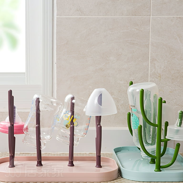 Bottle drying rackMultifunctional Bottle Drying Rack Tree Shaped Bottle Draining Rack Creative Bottle Draining Holder Plastic Draining Rack for