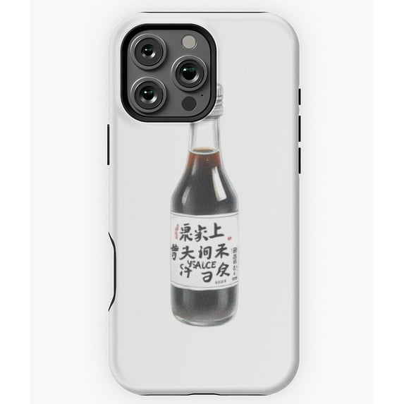 Bottle of Soy Sauce Japanese Food N8014 Phone Case for iPhone 17 16 15 14 13 12 11 Pro Max