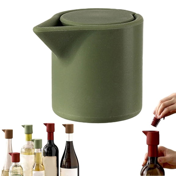 Bottle opener Reusable Sparkling Wine Bottle Stopper Double Sealed Silicone Wine Bottle Stoppers Wine Stoppers For Wine Bottles To Keep Wine Champagne Fresh Wine Bottle Cover Caps Cork