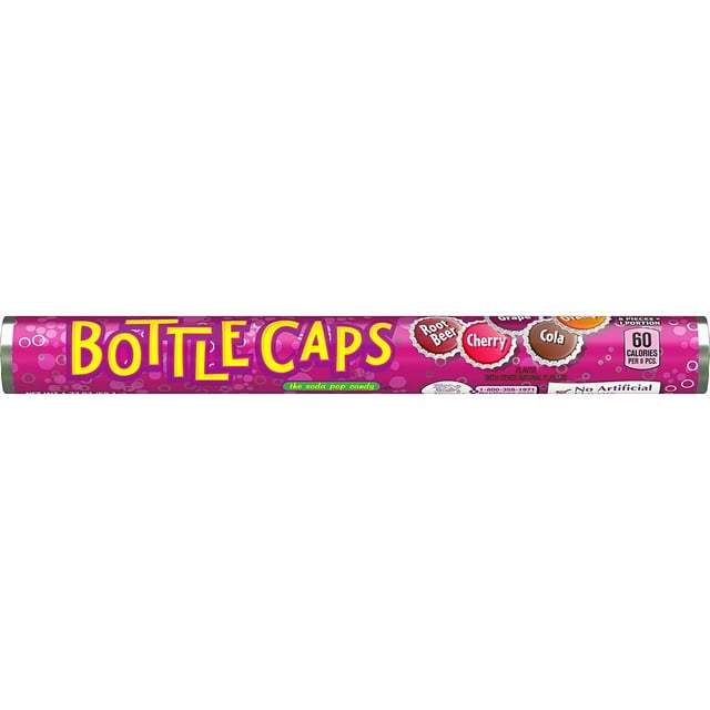 Bottlecaps Candy Rolls 8 COUNT The Original Soda Pop Candy Walmart bottlecaps-candy-rolls-8-count-the-original-soda-pop-candy-walmart