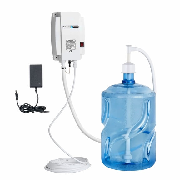 Bottled Water Dispenser Pump, 110V Electric Water Pump with 20ft Hose for 5-Gallon Bottles - Coffee, Tea, Ice Makers