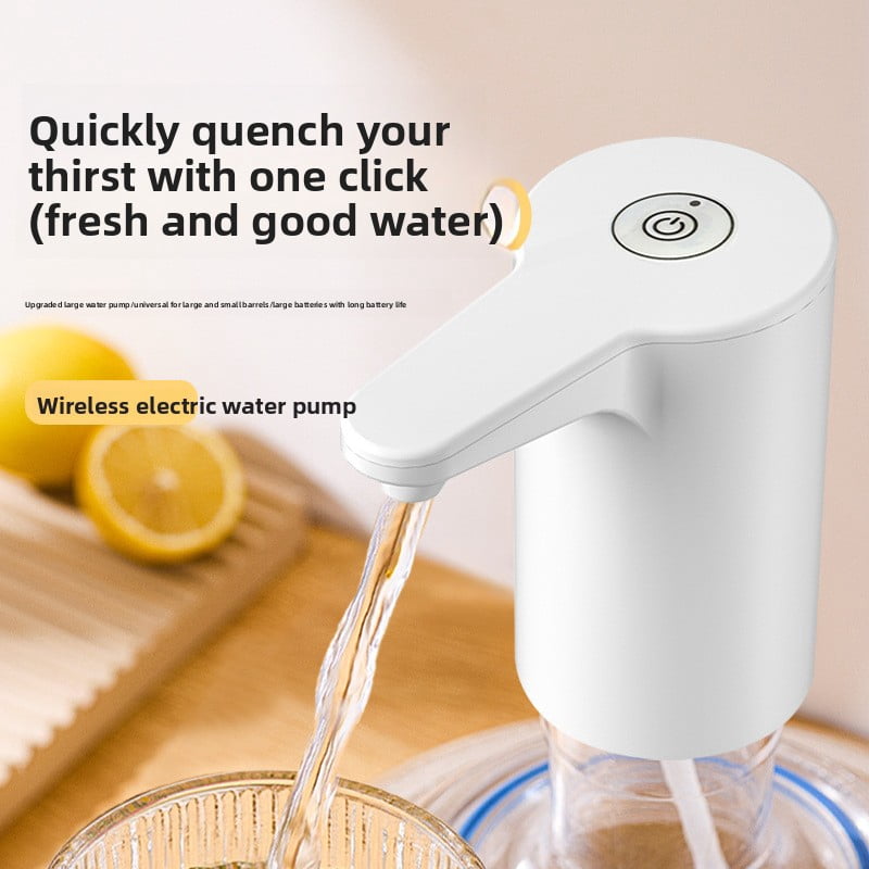 Water Intake Button Bottled water pump, usb charging, long battery life, one-button water ...