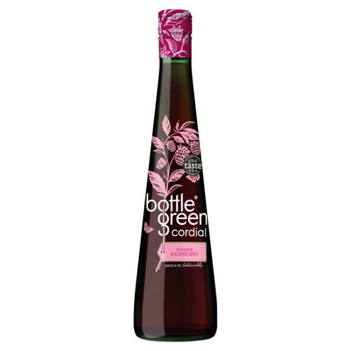 Bottlegreen Plump Summer Raspberry Cordial 500ml, British Import (Pack of 2)