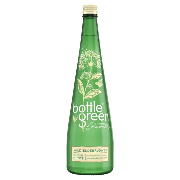 Bottlegreen Sparkling Elderflower Presse 750ml, Imported from Britain