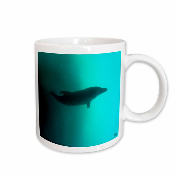 3drose, Bottlenose Dolphin, 15oz Mug