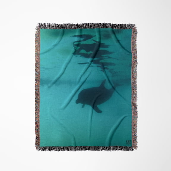 Bottlenose Dolphin , Woven Blanket