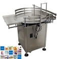 thumbnail image 1 of Bottler Sorting Machine Distributor Conveyor Stacking Table Rotates 31.5Inch Turntable, 1 of 12