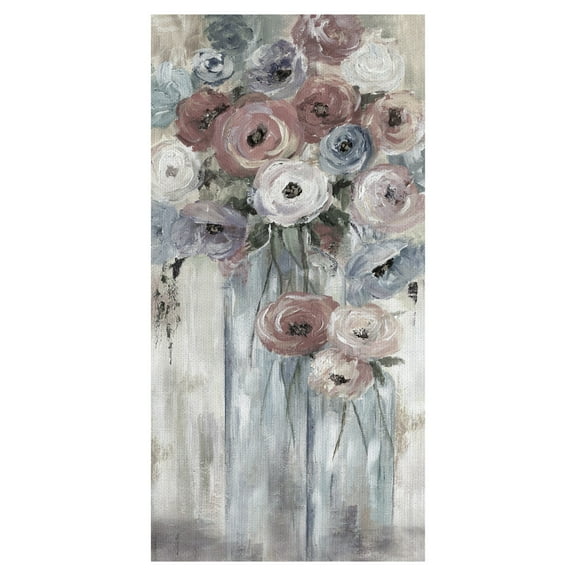 Bottles & Blooms Soft by Nan Wrapped Canvas Painting Art Print
