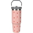 thumbnail image 1 of Bottles Hearts Pattern 30 Oz Tumbler with Handle And Straw Lid/Leak-Proof Insulated Stainless Steel Water Bottle Travel Mug Gifts for Women Men Her, 1 of 5