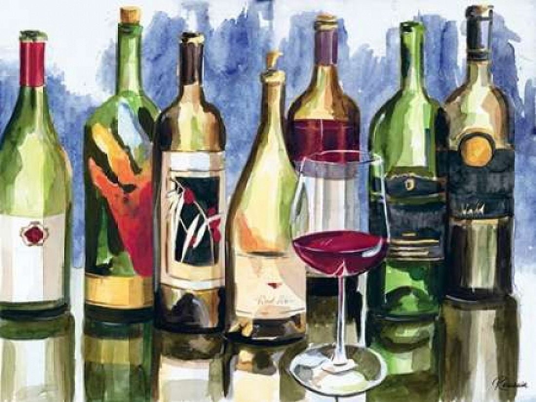 Bottles Reflect II Canvas Art - Heather French-Roussia (18 x 24)