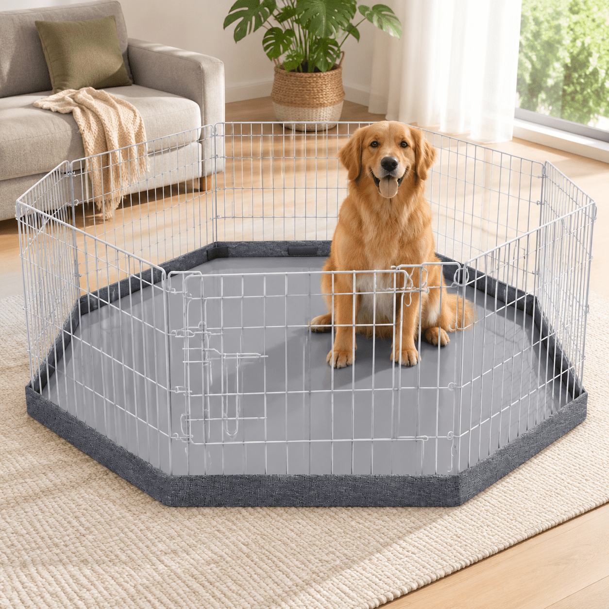 Bottom Cover Mat For Dog Playpen Pen Water-resistant Pad Floor ...