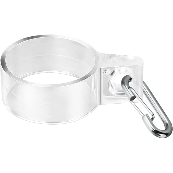 Bottom Flag Harness, Flag Pole Rings for 15 & 20 ft Ground Set Telescoping Flagpoles  Flag Pole Accessories and Parts, Heavy Duty Flagpole Hardware Accessory, Securing Flag Bottom with Clips