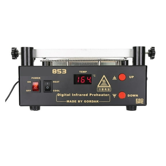 Bottom Heating Temperature Control Rework Station 853 IR Preheater Station Lead Free Infrared Preheating Station