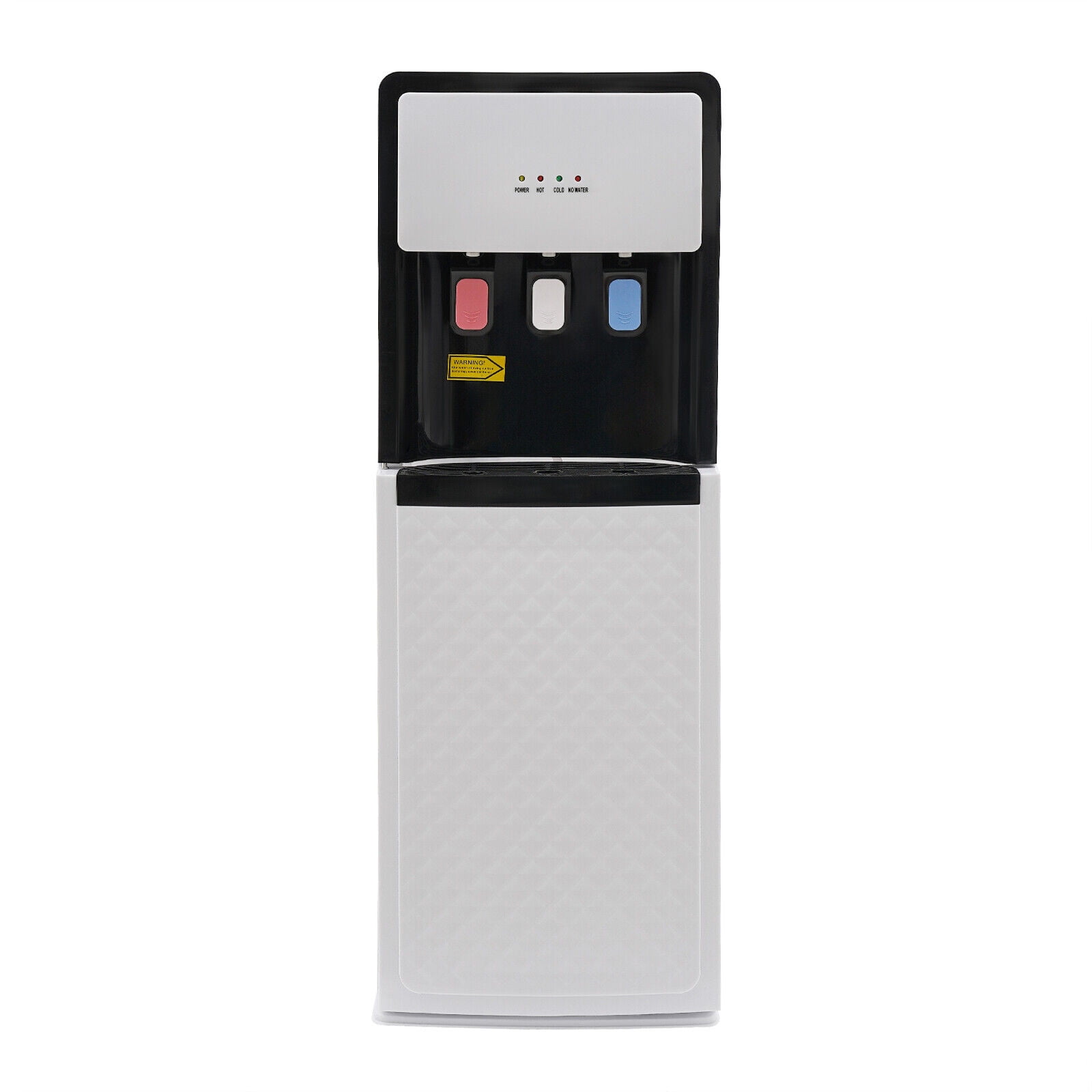 Bottom Loading Water Cooler Dispenser, 3 Temperature Hot and Cold Standing Water Cooler for Home Office White