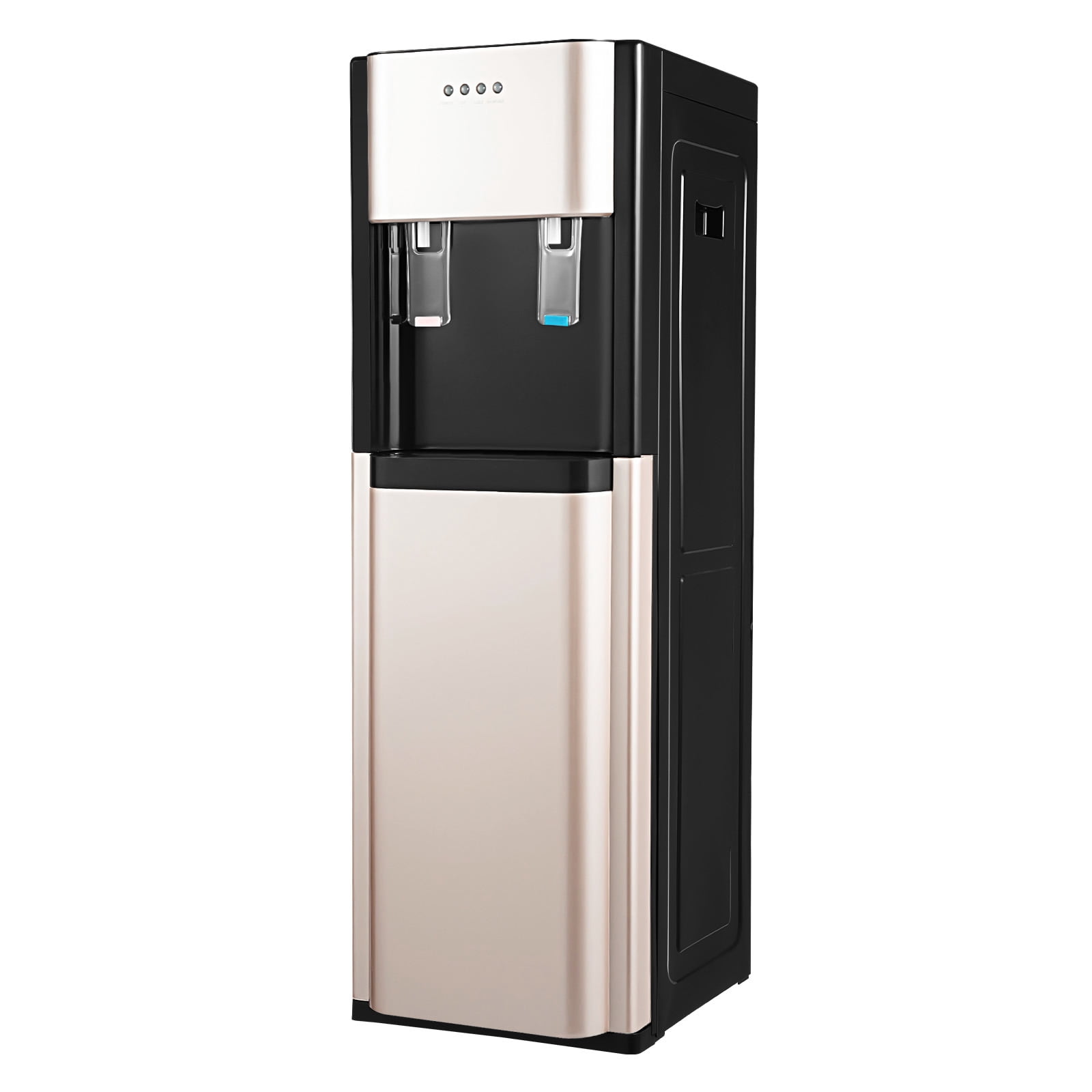 Bottom Loading Water Cooler Dispenser, Water Dispenser with Heating and Cooling Functions, for Home, Office (Gold)