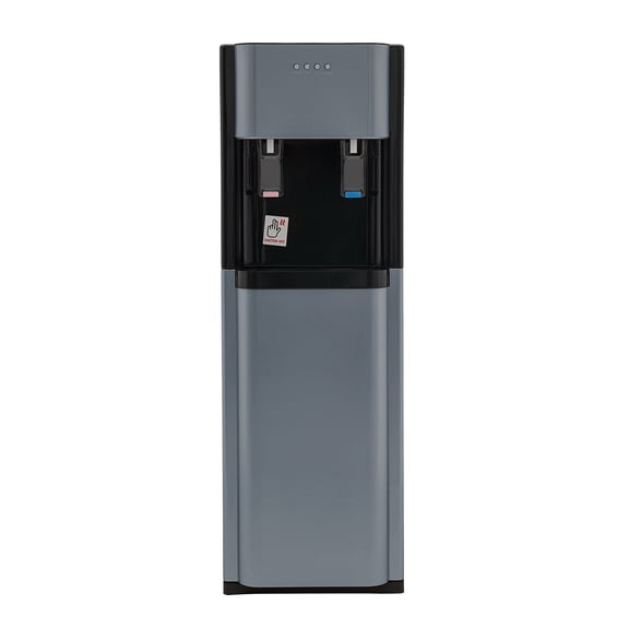Bottom Loading Water Cooler Dispenser, Water Dispenser with Heating and Cooling Functions, for Home, Office (Dark Gray)