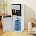 thumbnail image 1 of White PP Water Dispenser Bottom Loading Water Cooler for 5 Gal Bottles with Indicator Lights, 1 of 11