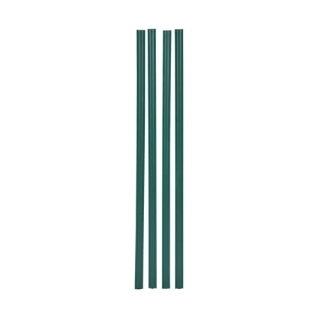 Bottom Locking Chain Link Fence Privacy Slats with Wings for 4ft High Fence HDPE Double Wall Vertical Slats 82PCS Set with Locking Channels for 10ft Coverage Garden Farm Outdoor Privacy Green